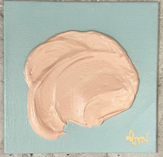 Signature Mini Texture Swirl (Flat Panel)-Sea Foam/Caramel Ice I