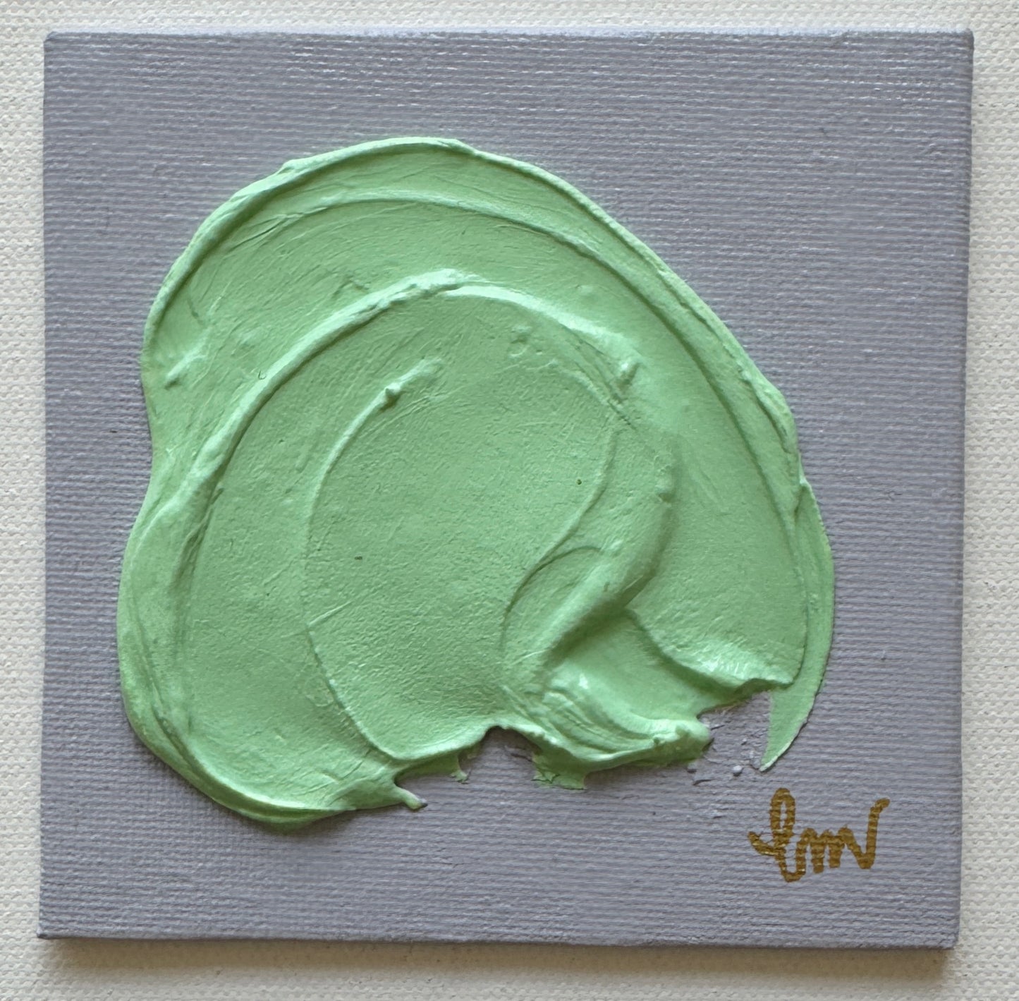 Signature Mini Texture Swirl (Flat Panel)-Powder Lilac/Mint II