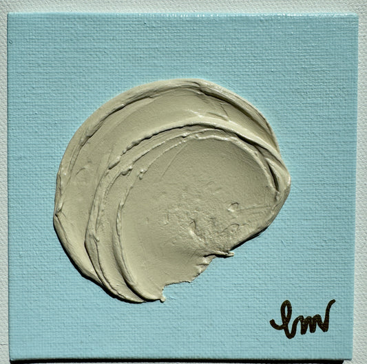 Signature Mini Texture Swirl (Flat Panel)-Watery Blue/Oyster II